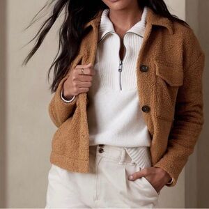 BANANA REPUBLIC SHERPA TRUCKER JACKET - S